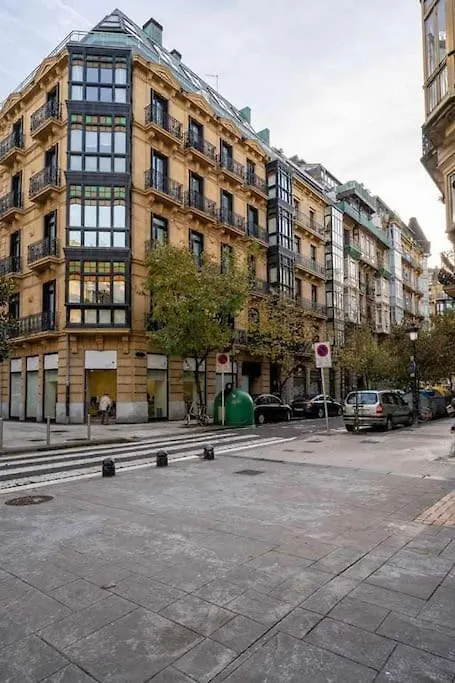 Atico Centro Para 3, Ac, Luz Y Comodidad San Sebastian Apartment