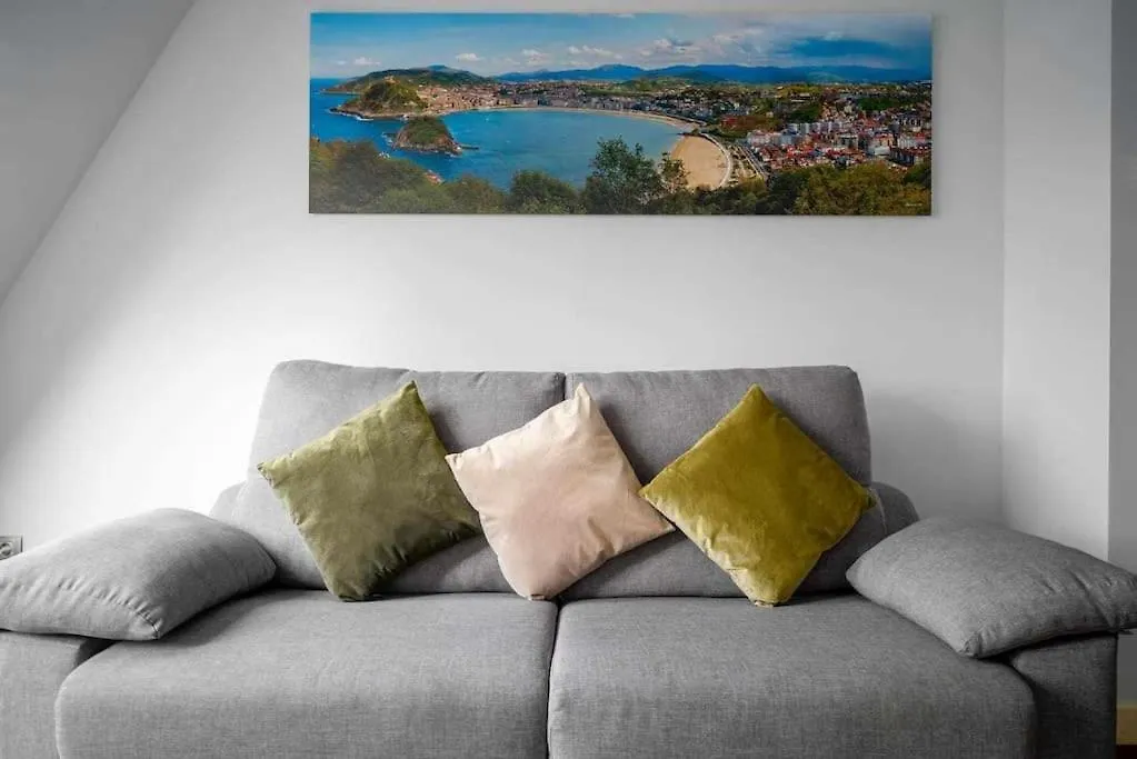 Atico Centro Para 3, Ac, Luz Y Comodidad San Sebastian